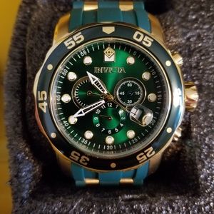 Invicta Pro Diver- Emerald Green